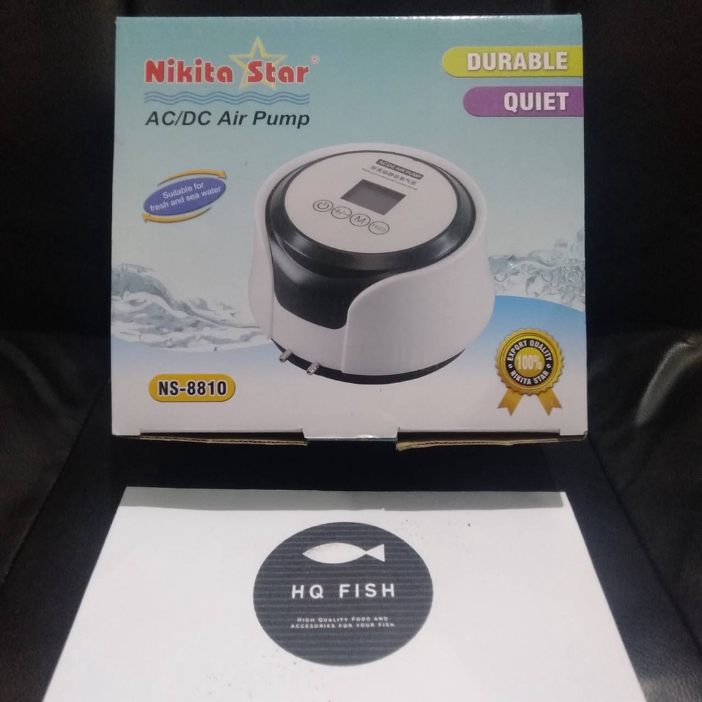 NS 8810 AC/DC NIKITA STAR AERATOR PORTABLE AIRPUMP AQUARIUM