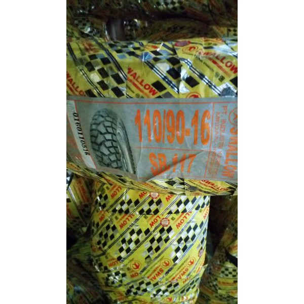 Ban Swallow SB117 ukuran 110/90-16 tubless
