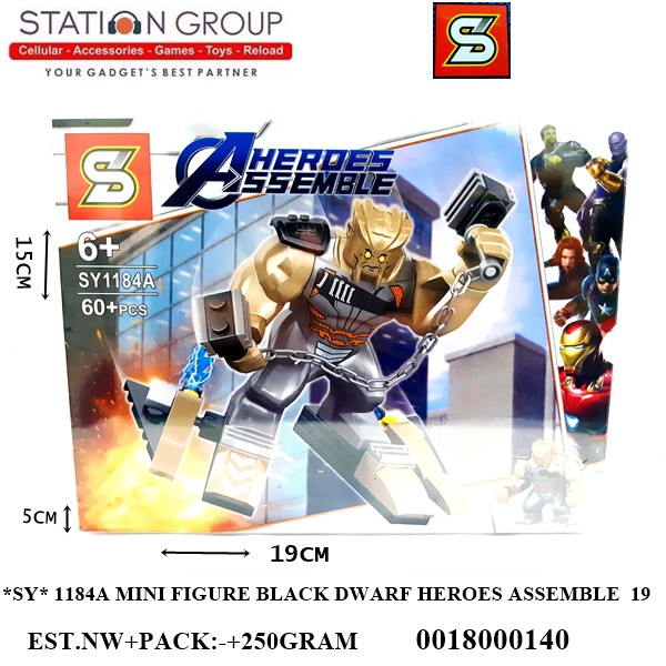 SY 1184A MINI FIGURE DWARK CULL HEROES ASSEMBLE  19 - MAINAN ANAK MURAH