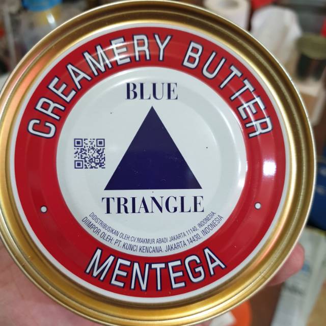 

Butter blue triangle atau segitiga 340gr