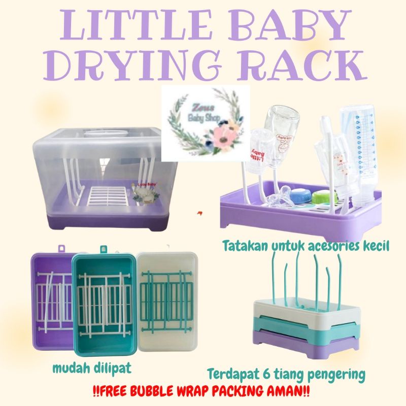 Little Baby Drying Rack with cover | rak botol bayi dengan cover / pengering botol