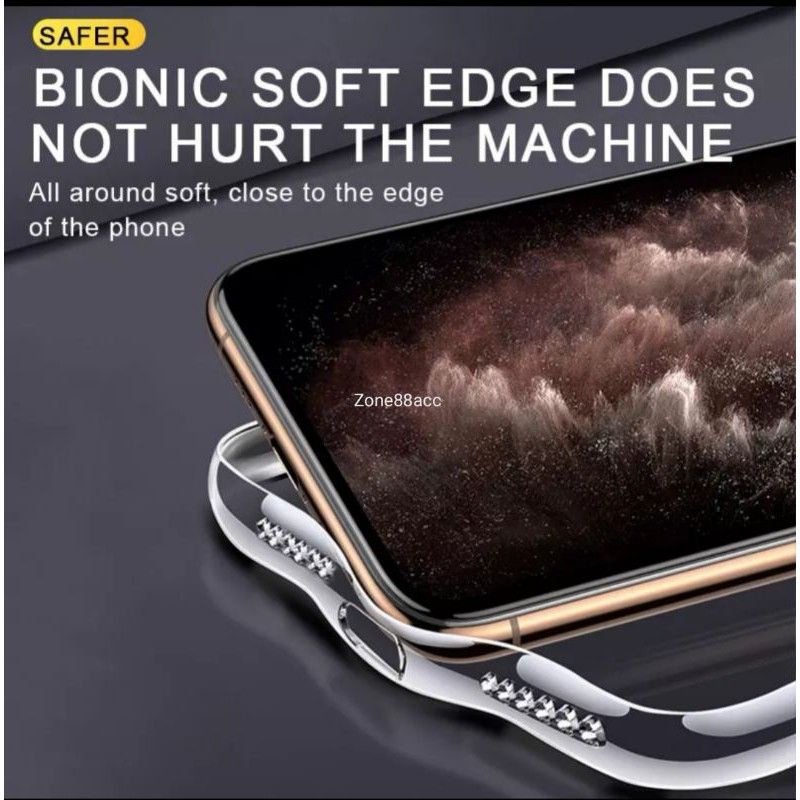 Iphone 11 Pro Max 11pro 11promax Softcase Silicon Ultrathin Clear Case TPU Casing Bening Transparan Pelindung Belakang Full Lensa kamera iphone 6.1 5.8 6.7