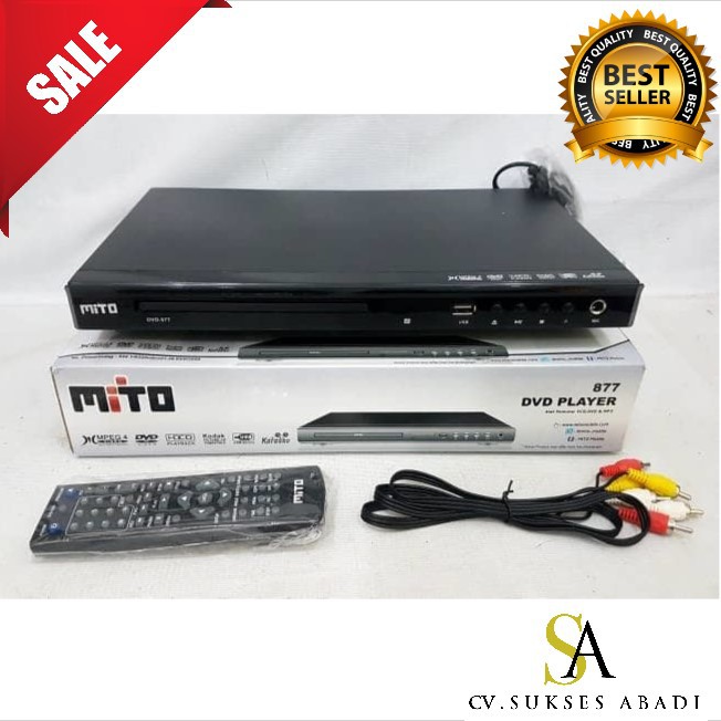 Mito Dvd Player 877 Dvd Vcd Mp3 Murah Surabaya Shopee Indonesia