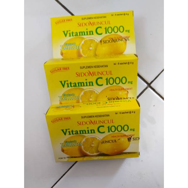 Sidomuncul Vitamin C 1000 Mg Shopee Indonesia