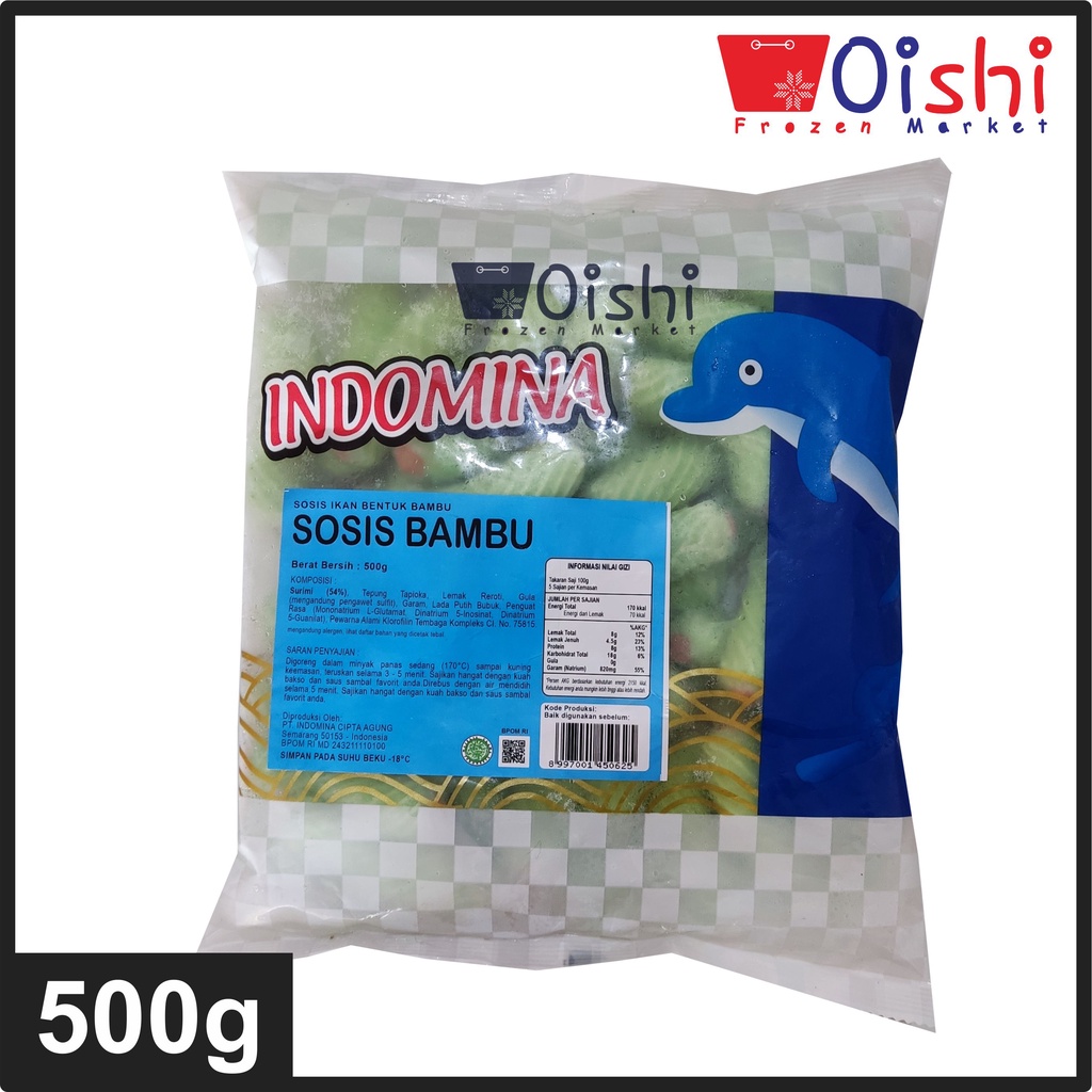 

Indomina Sosis Salju dan Bambu 500g