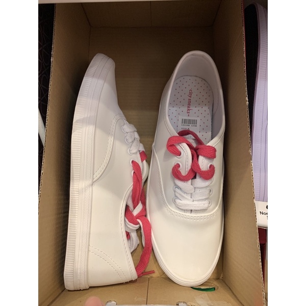 payless City Sneaks bal white sneaker