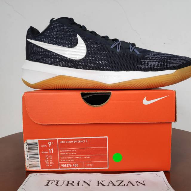 Sepatu Basket Nike Zoom Evidence II Low Original