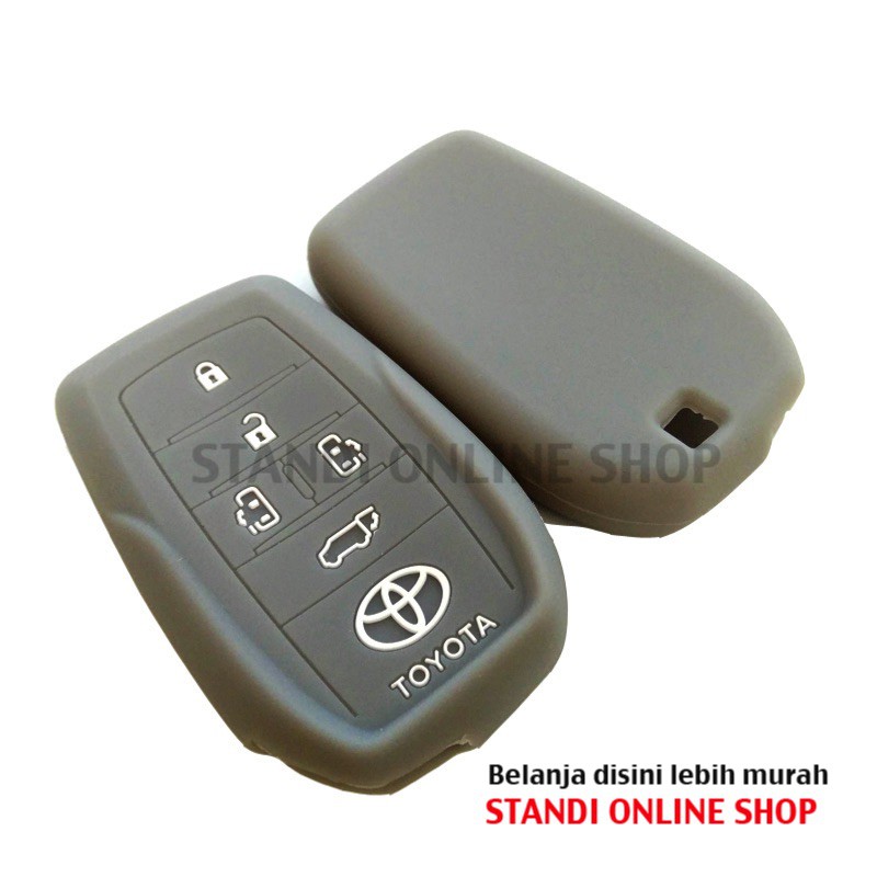 Kondom Kunci Silikon Remote Keyshirt Toyota All New Alphard Bagus