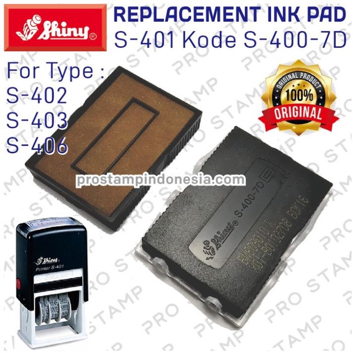 

Star Replacement Ink Pad Shiny / S-401, S-826D, S-827D,S-828D,S-829D,S-830D Promo