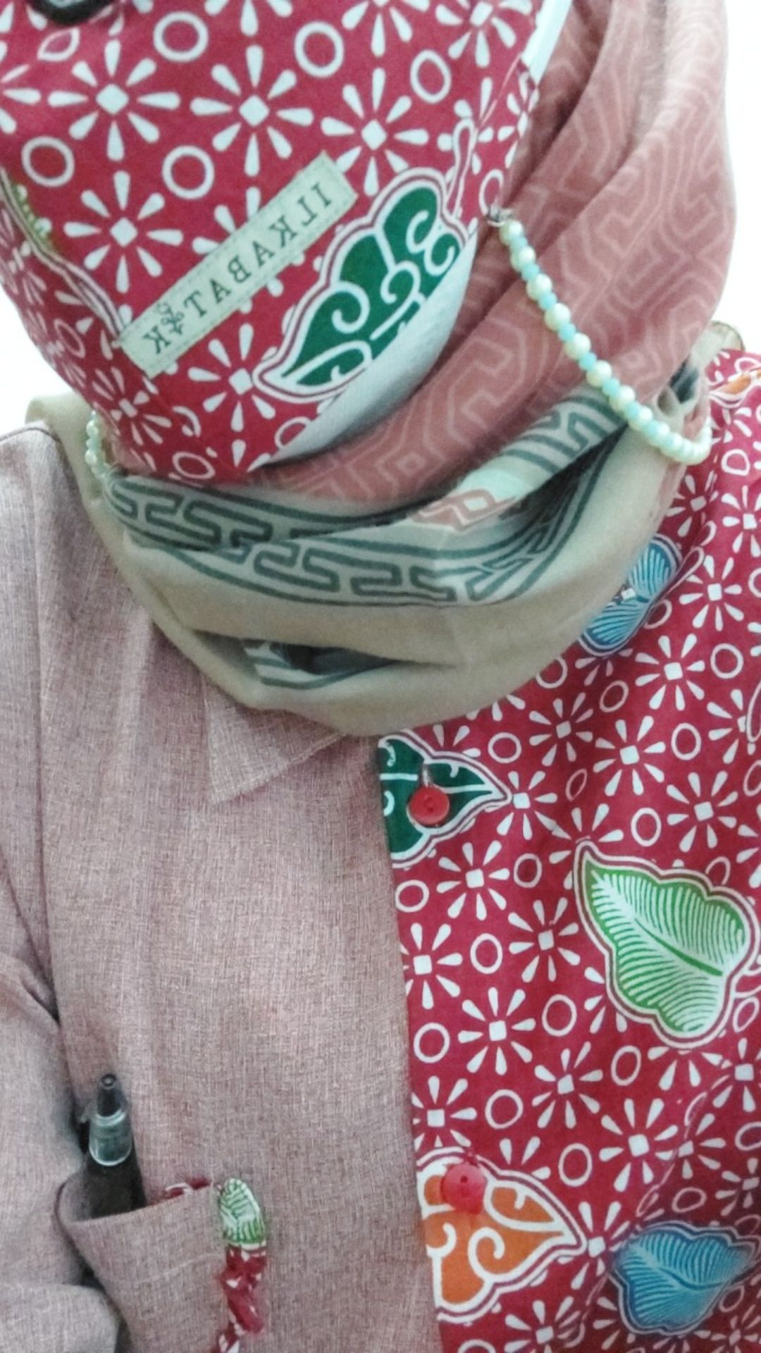 Atasan Batik Wanita Lilliana Leaf Busui 7203