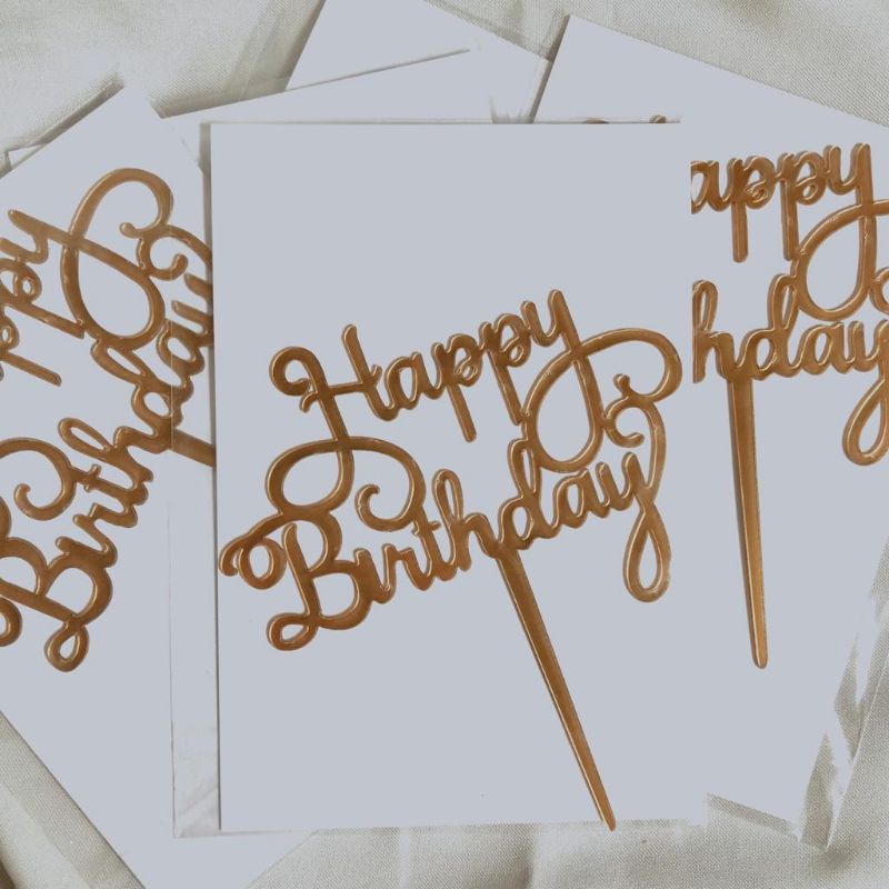 

Cake Topper Happy Birthday