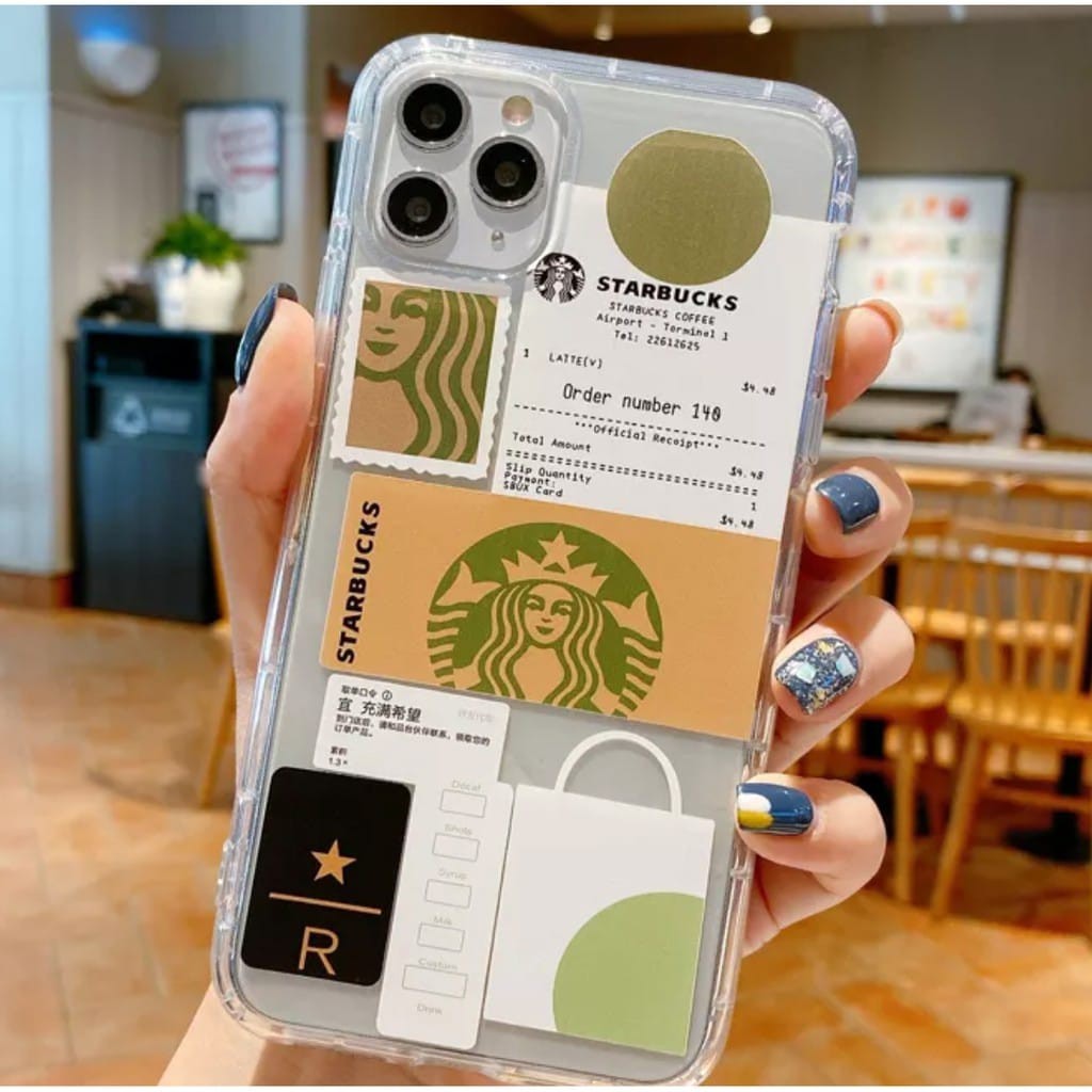 SOFT CASE MOTIF Y20 Y20S Y12 Y15 Y17 Y12S Y91 Y93 Y95 Y30 Y50 Y51 REDMI NOTE 10 10 PRO 5G 8 9 9A 9C 9T POCO M3 X3 PRO 5G STARBUCKS-1