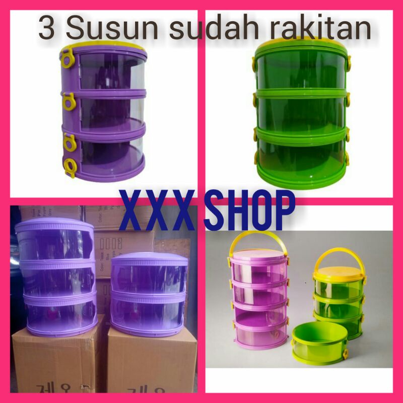 tudung saji warna 3 susun tudung saji modern sudah rakitan tudung saji viral