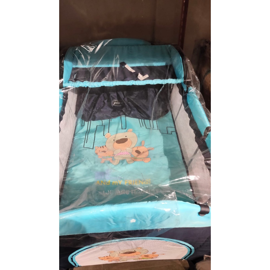 Pliko Baby Box 1289 Xlr / Boks Bayi / Ranjang Tempat Tidur Bayi - Blue