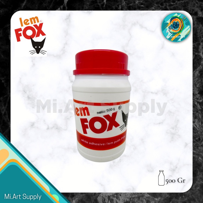 

Lem Putih FOX PVAC (Botol Putih) 500 gr