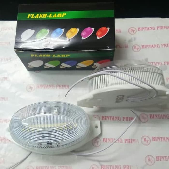 Lampu LED Outbow / Lampu Flash / Flash Lamp Sinar Putih Kedip 220V