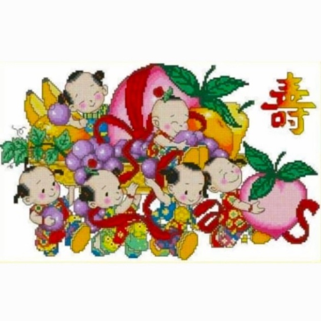 Unik paket kristik buah anak beruntung budha cina Berkualitas