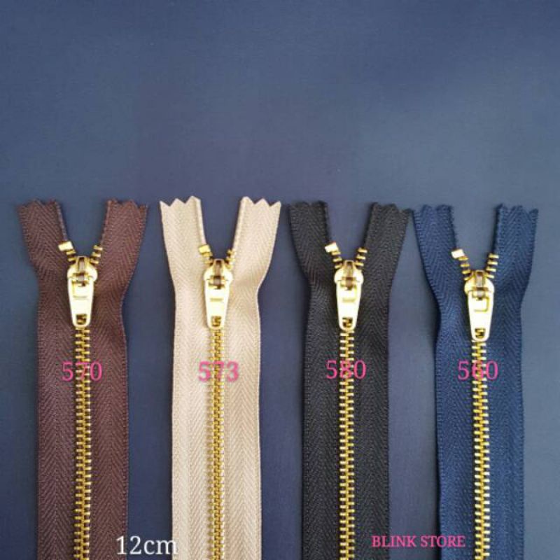 Resleting Jeans YKK 5" / Resleting Levis YKK 12 CM (1lusin)