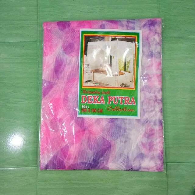 Selambu kelambu nyamuk kembang 160x200 dan 180x200