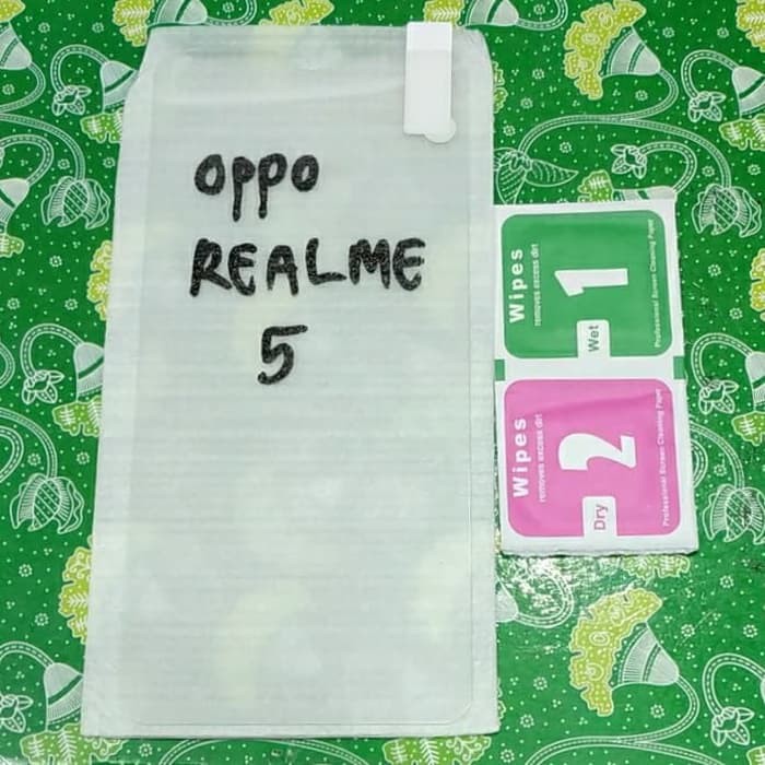 Tempered gorila glass kaca OPPO REALME 5 mantap murah meriah