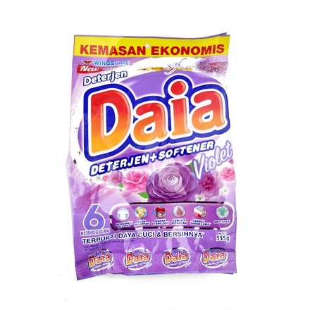 Daia Deterjen + Softener Violet Passion Ungu 500 Gr