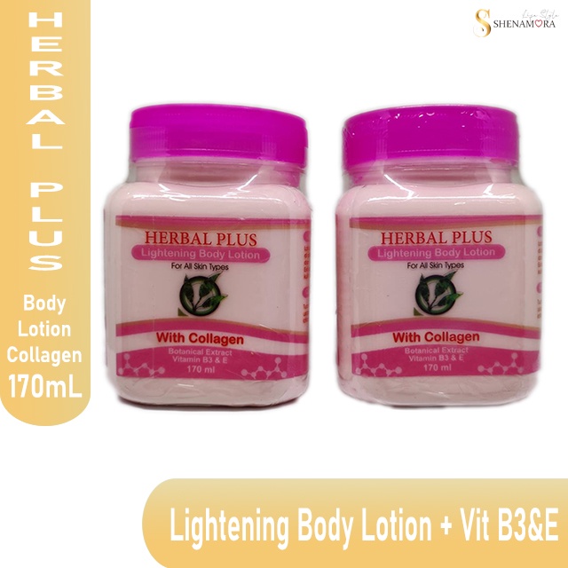 Herbal Plus Lightening Body Lotion | Cream Tubuh 170 ml