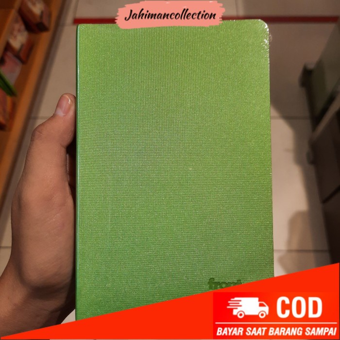 ✨ BISA COD ✨ FRONT NOTEBOOK D12 A6 GREEN