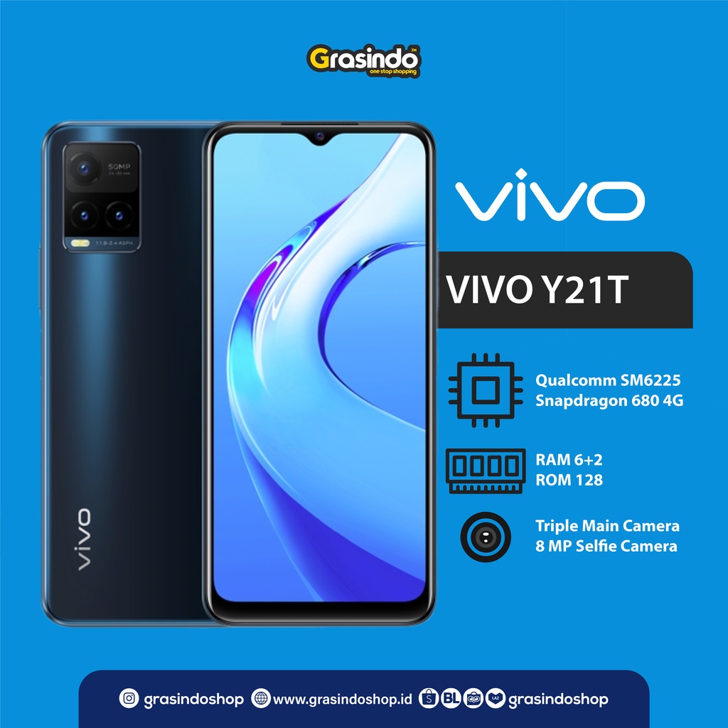 VIVO Y21T [6/128] RAM 6GB ROM 128GB