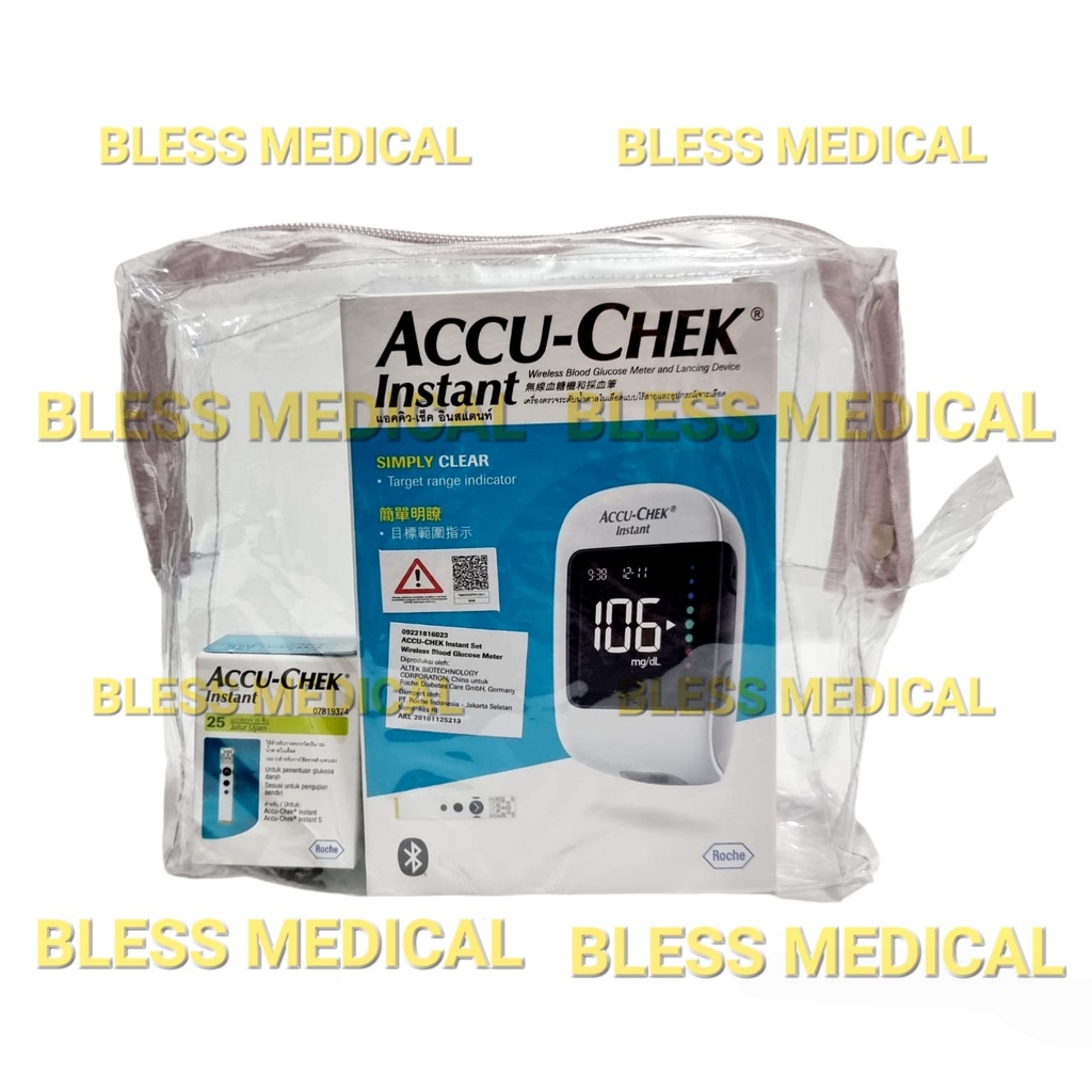 Accu Chek Instant/Accuchek Instant + 50 Test Strip Pengganti Accu Check Active