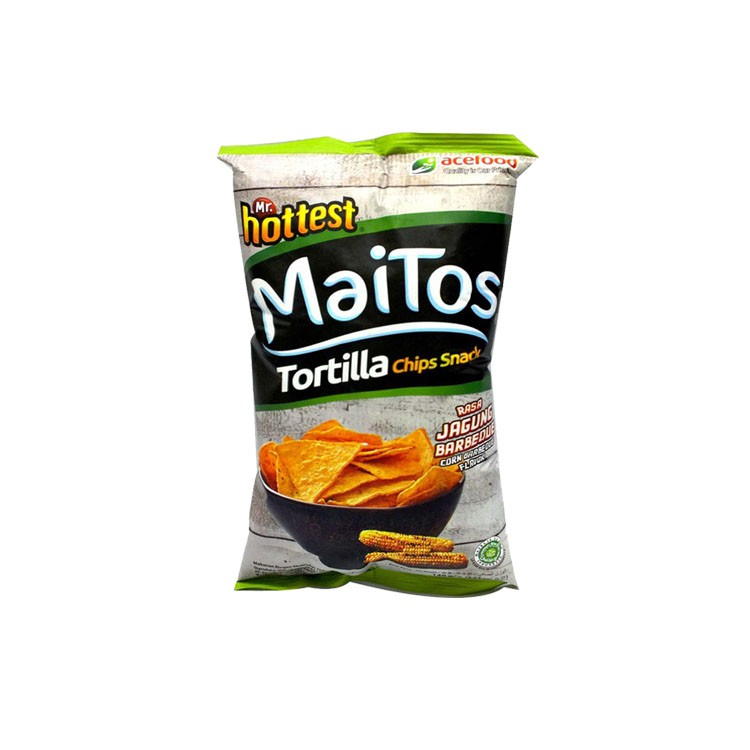 

Mr. Hottest Maitos Tortila Chips Snack Jagung BBQ Flavour [140gr]