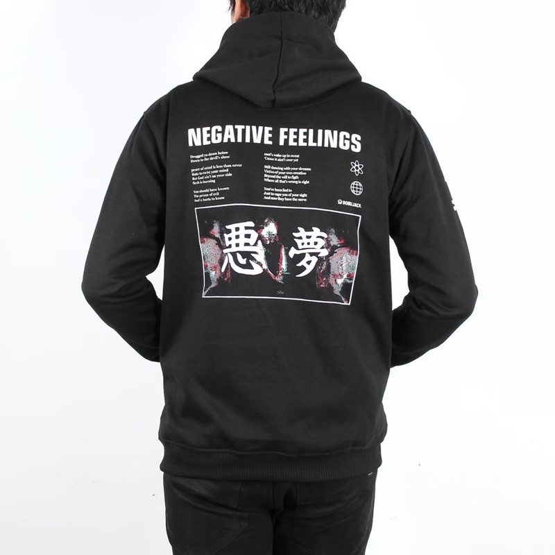 Negative Feelings Sweater Hoodie Simple Sweater Pria Sweater Unisex