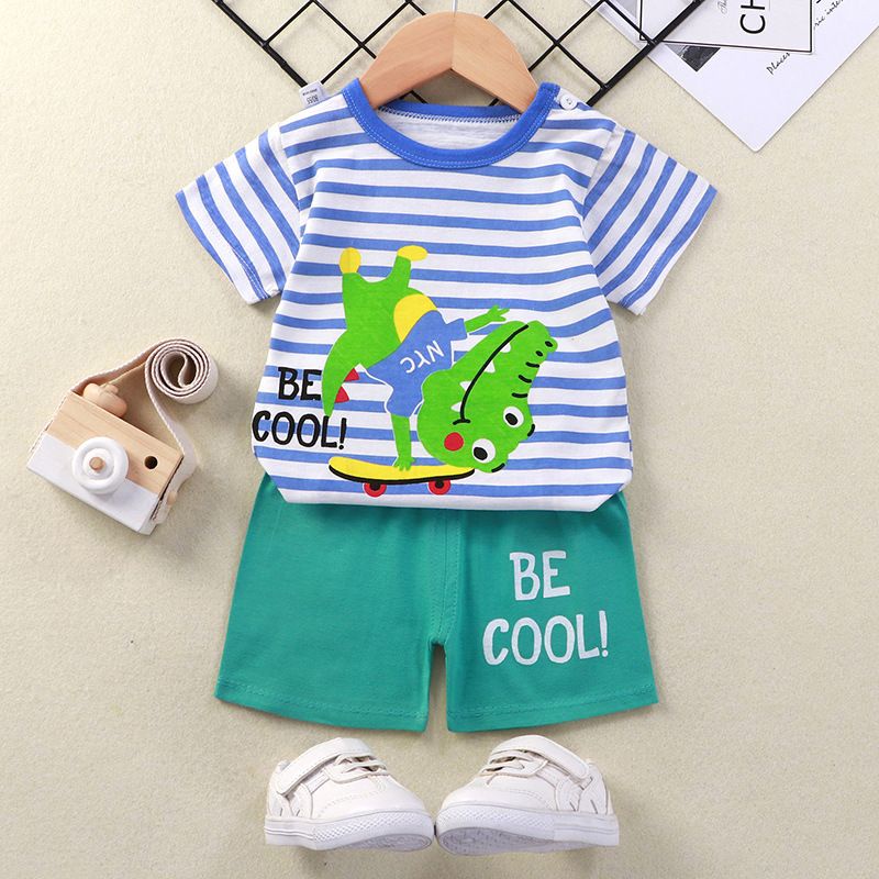 Setelan bayi newborn sampai 2 tahun import baju bayi setelan anak Motif karakter