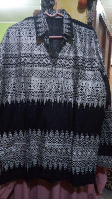 Atasan Batik Pria Lengan Panjang Kenongo Hem Padi Pekalongan M L Xl Xxl