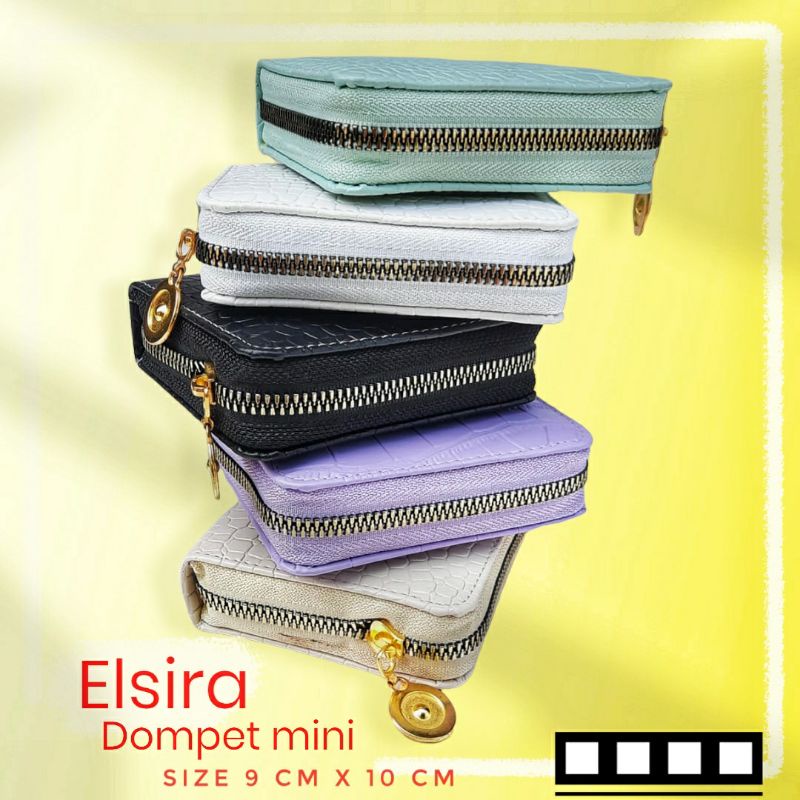 ELSIRA MINI WALLET/ DOMPET KECIL BAHAN CROCO