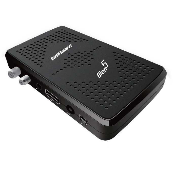 Taffware Bien5 Digital Satellite TV Tuner Box 1080P DVB-T2+S2