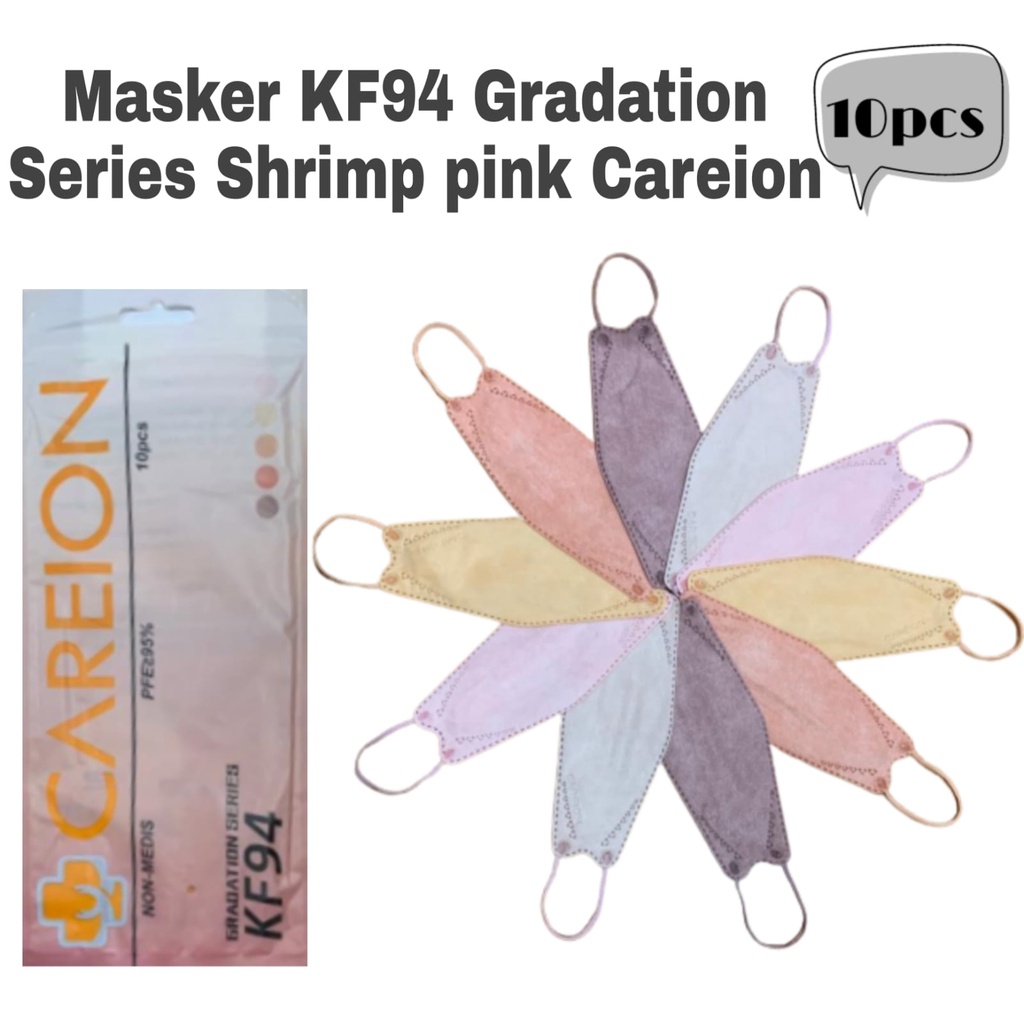 MASKER CAREION KF94 SERIES GRADATION ISI 10 PCS MASKER GRADATION SERIES KF 94 CAREION - KF94 GRADATION