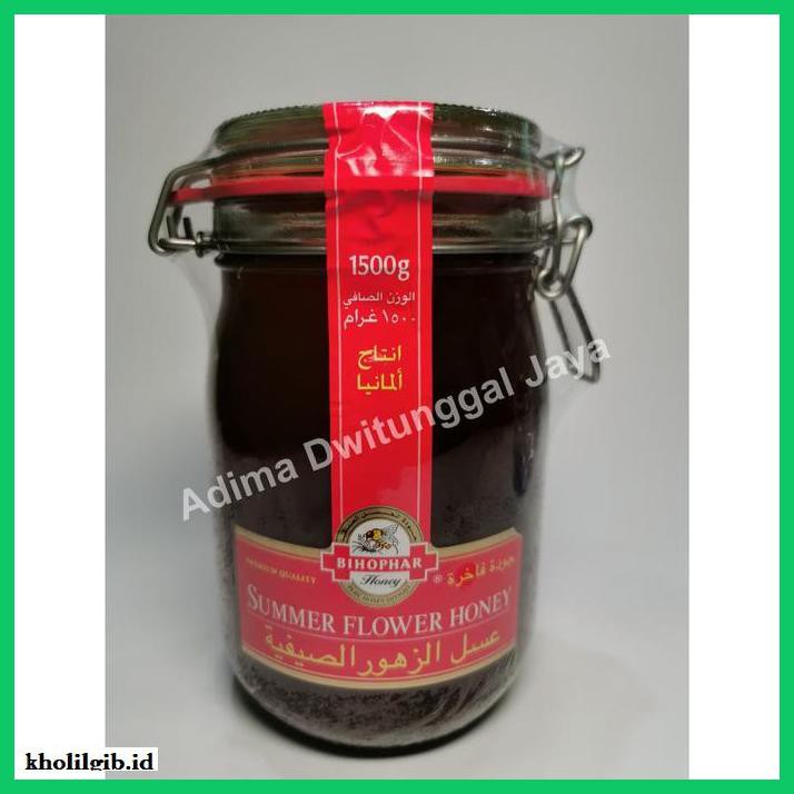 

MADU-MINUMAN- MADU BIHOPAR SUMMER FLOWER 1.5 KG/BIHOPHAR SUMMER FLOWER HONEY 1500 GR -ASLI-BUKAN-