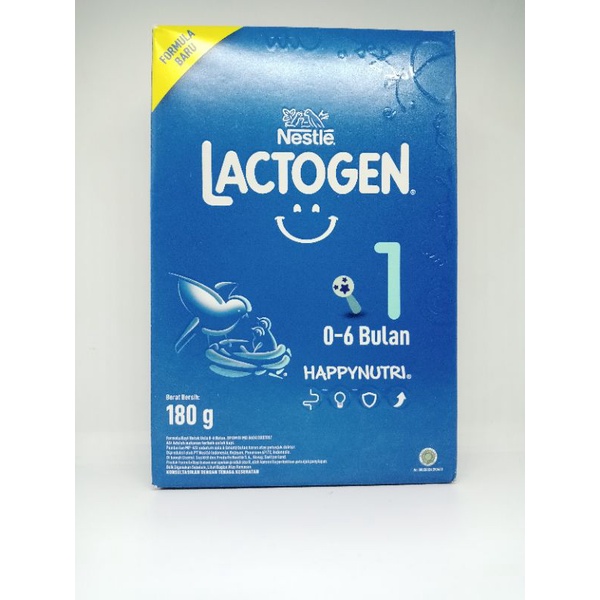 LACTOGEN 1 (0-6 BULAN) 180 GRAM - ED 07/2024