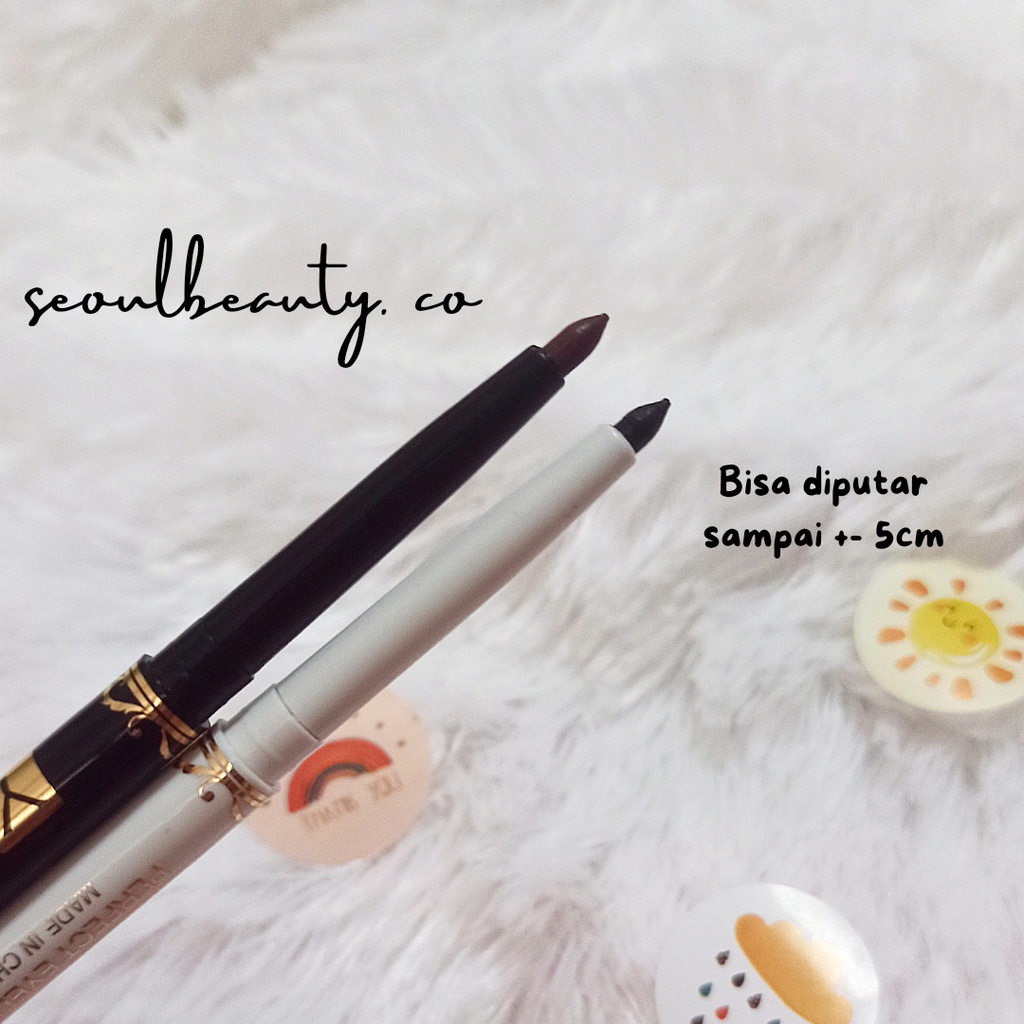 Eyeliner Pensil Putar Hitam / Coklat