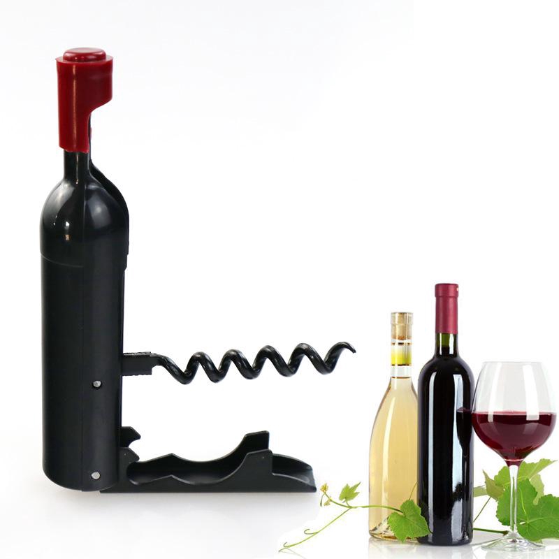 Alat Pembuka Botol Bir / Wine Portable Multifungsi Bahan Stainless Steel