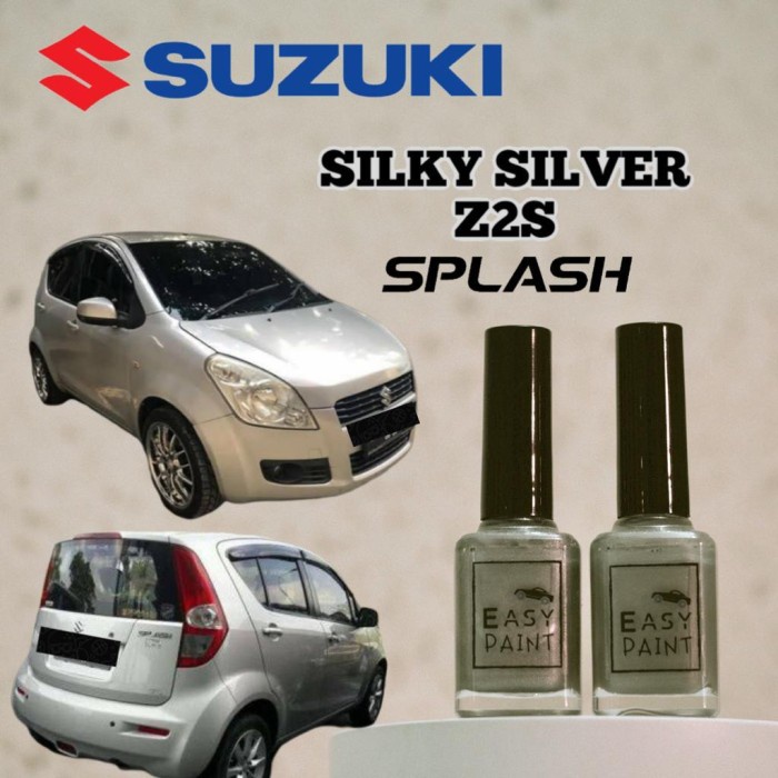 Cat Oles Silky Silver Z2S Suzuki Splash Silver Metalik