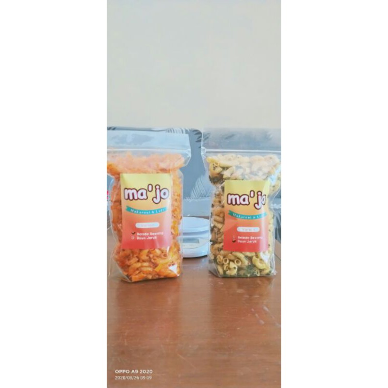 

Makaroni Balado Bawang kemasan 200gr