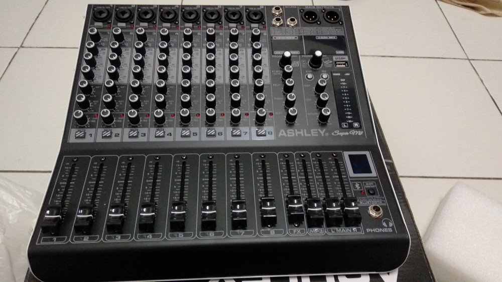 MIXER AUDIO ASHLEY SUPER M8 8CH USB-BLUETOOTH RECORDING TO