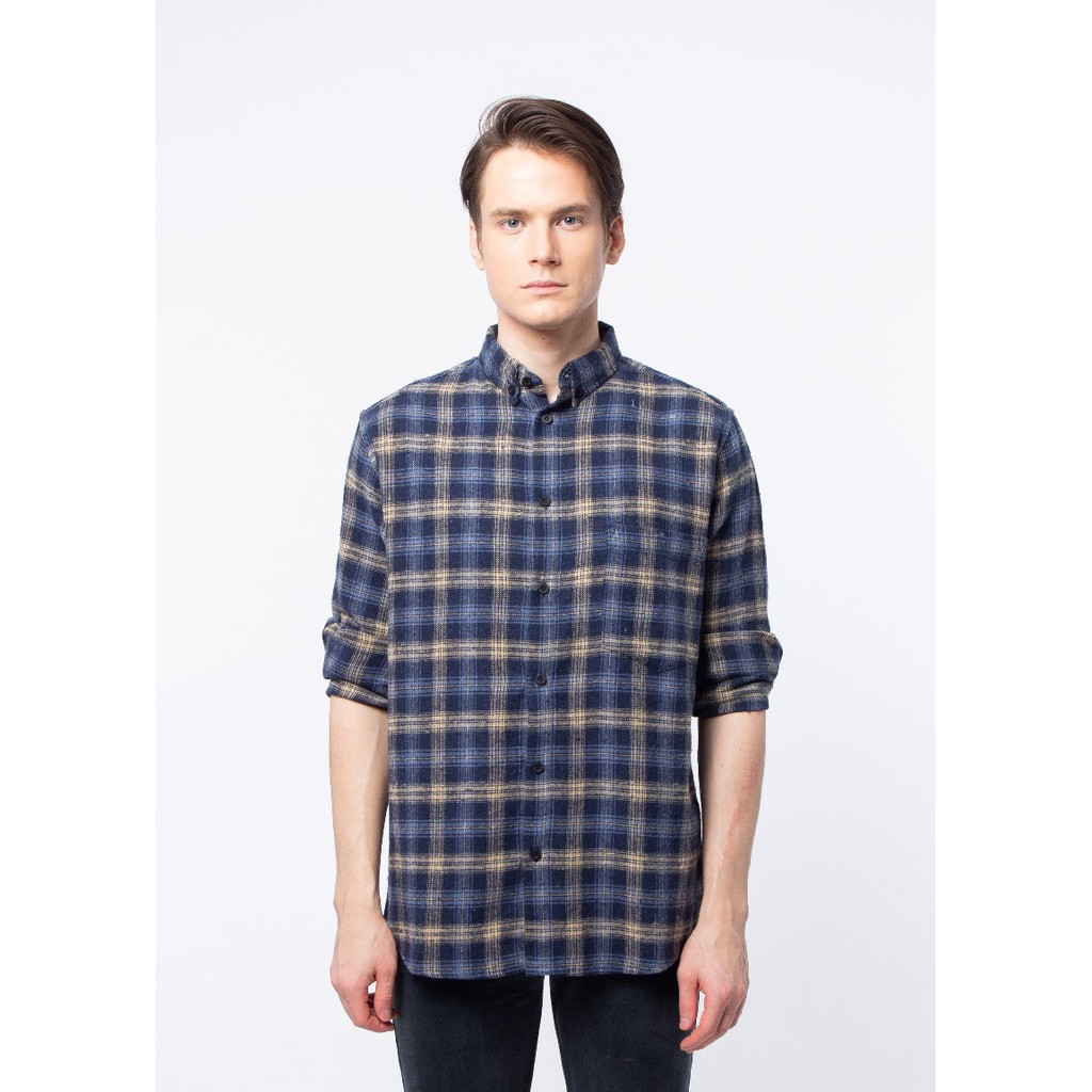 

Erigo Flannel Olsen Navy Yellow