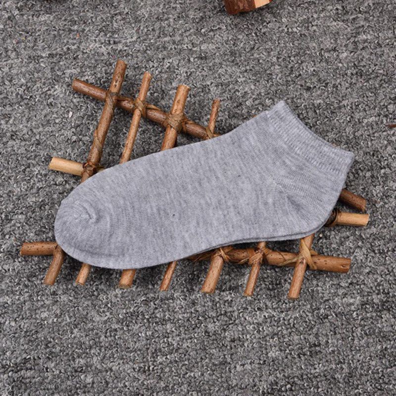 KAOS KAKI PENDEK MATA KAKI UNISEX PRIA WANITA | Kaos Kaki PREMIUM-Abu-Abu Muda