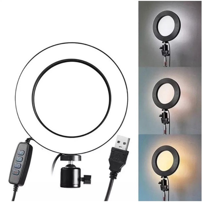 Ring Light 26cm + Light Stand Tripod 2M Selfie Vlogger Livestreamer Tiktok