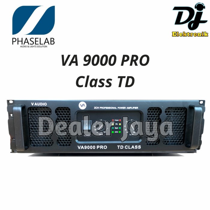 Power Amplifier Phaselab / Phase Lab VA9000 / VA 9000 PRO - 2 channel