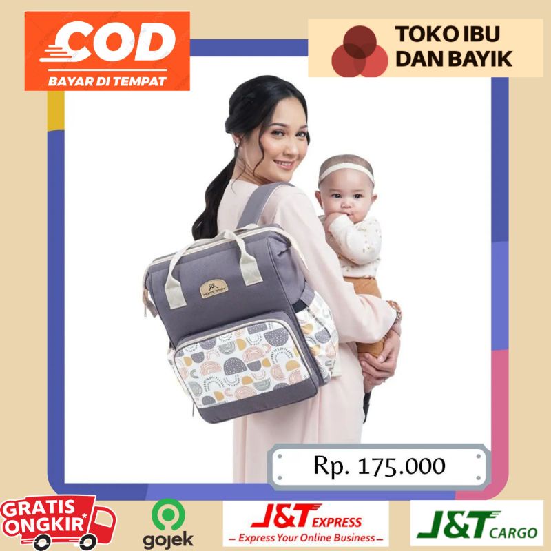 Mom’s Baby Tas Ransel Bayi Besar Model Annello Wilona Series - MBT 3051/mbt3058