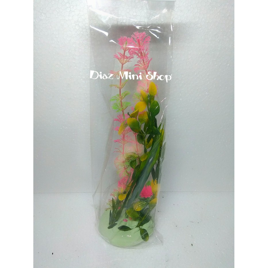 TerUpdate Hiasan Tanaman Rimbun Aquarium Aquascape Tinggi 30 Cm Terbaru