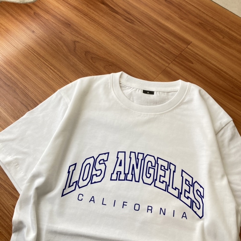 Tshirtallday Kaos Premium Pria &amp; Wanita 100% Cotton Combed bis Oversize LOS ANGELES